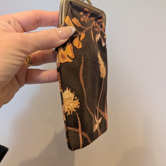 Floral Brown Clutch Bag - Picture 2 of 7